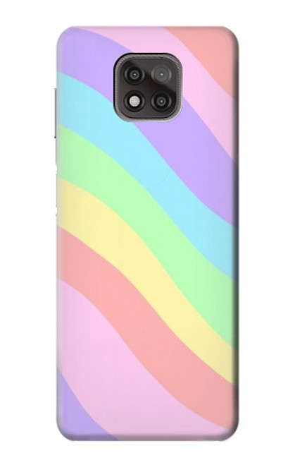 W3810 Pastel Unicorn Summer Wave Funda Carcasa Case y Caso Del Tirón Funda para Motorola Moto G Power (2021)