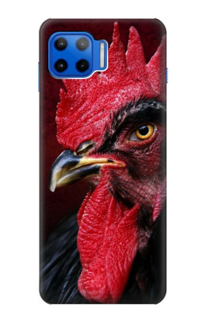 W3797 Chicken Rooster Funda Carcasa Case y Caso Del Tirón Funda para Motorola Moto G 5G Plus