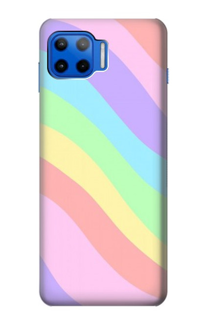 W3810 Pastel Unicorn Summer Wave Funda Carcasa Case y Caso Del Tirón Funda para Motorola Moto G 5G Plus