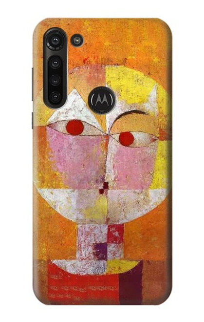 W3811 Paul Klee Senecio Man Head Funda Carcasa Case y Caso Del Tirón Funda para Motorola Moto G8 Power