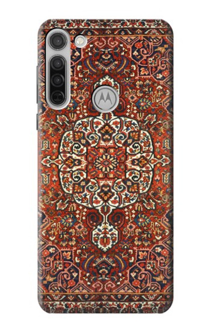 W3813 Persian Carpet Rug Pattern Funda Carcasa Case y Caso Del Tirón Funda para Motorola Moto G8