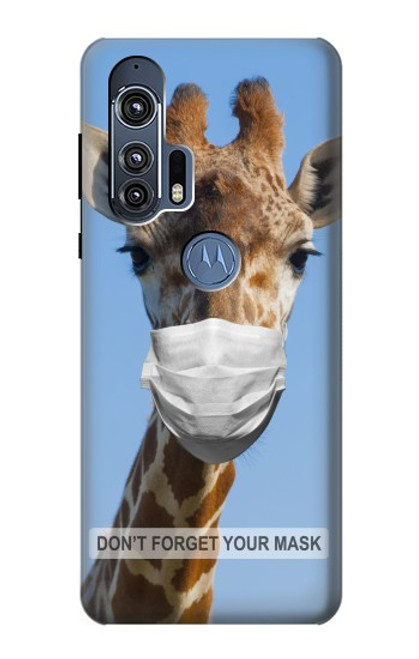 W3806 Giraffe New Normal Funda Carcasa Case y Caso Del Tirón Funda para Motorola Edge+