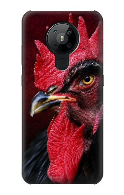 W3797 Chicken Rooster Funda Carcasa Case y Caso Del Tirón Funda para Nokia 5.3