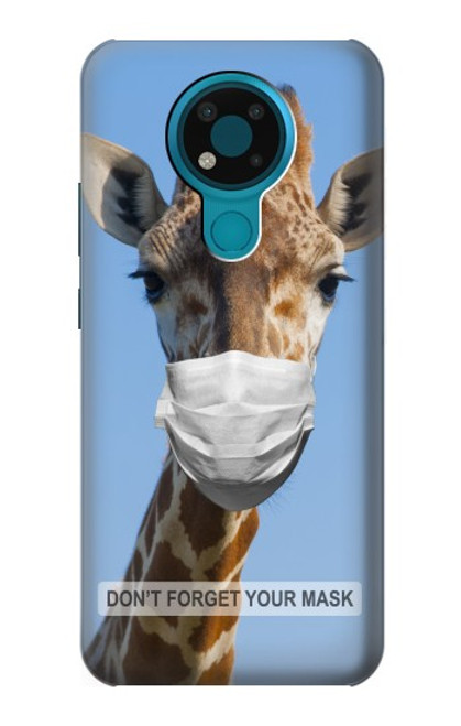 W3806 Giraffe New Normal Funda Carcasa Case y Caso Del Tirón Funda para Nokia 3.4