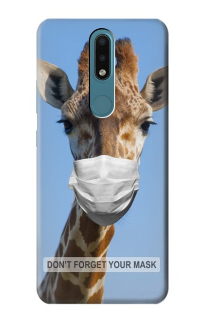 W3806 Giraffe New Normal Funda Carcasa Case y Caso Del Tirón Funda para Nokia 2.4