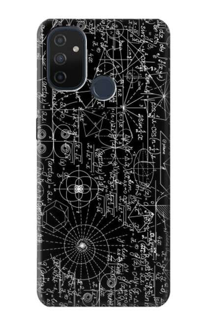 W3808 Mathematics Blackboard Funda Carcasa Case y Caso Del Tirón Funda para OnePlus Nord N100