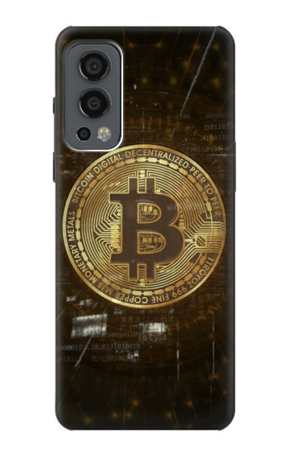 W3798 Cryptocurrency Bitcoin Funda Carcasa Case y Caso Del Tirón Funda para OnePlus Nord 2 5G