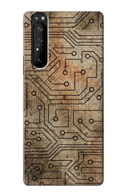 W3812 PCB Print Design Funda Carcasa Case y Caso Del Tirón Funda para Sony Xperia 1 III