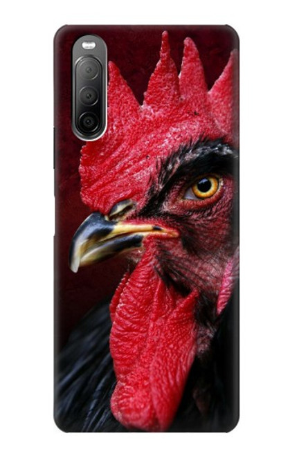 W3797 Chicken Rooster Funda Carcasa Case y Caso Del Tirón Funda para Sony Xperia 10 II