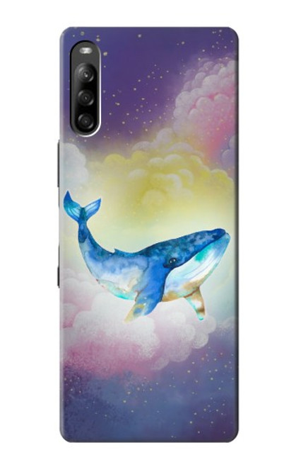 W3802 Dream Whale Pastel Fantasy Funda Carcasa Case y Caso Del Tirón Funda para Sony Xperia L4