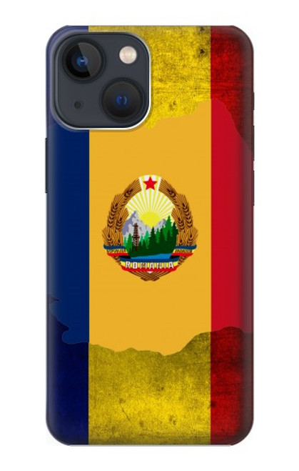 W3021 Romania Flag Funda Carcasa Case y Caso Del Tirón Funda para iPhone 13 mini