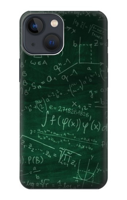 W3190 Math Formula Greenboard Funda Carcasa Case y Caso Del Tirón Funda para iPhone 13 mini