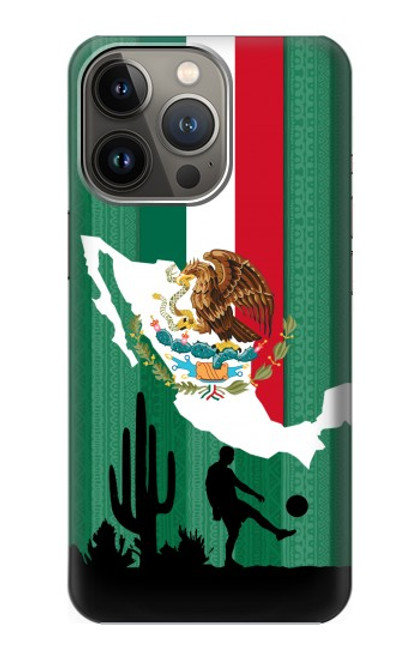 W2994 Mexico Football Soccer Funda Carcasa Case y Caso Del Tirón Funda para iPhone 13 Pro Max