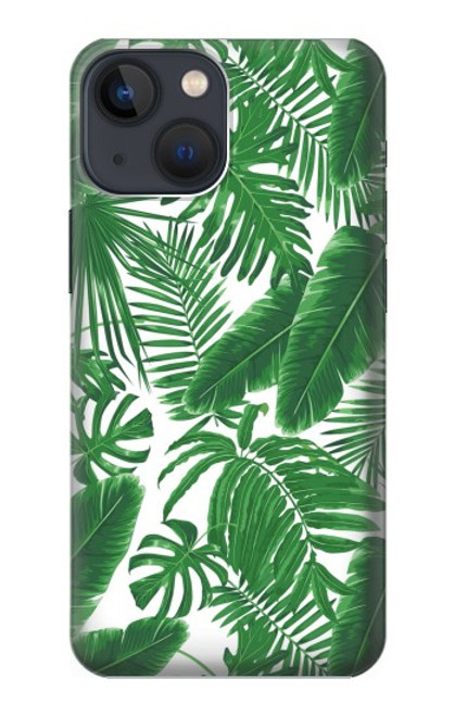 W3457 Paper Palm Monstera Funda Carcasa Case y Caso Del Tirón Funda para iPhone 13