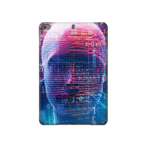 W3800 Digital Human Face Funda Carcasa Case para iPad mini 4, iPad mini 5, iPad mini 5 (2019)