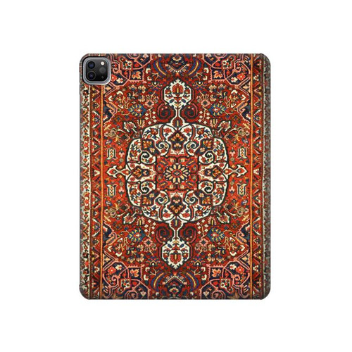 W3813 Persian Carpet Rug Pattern Funda Carcasa Case para iPad Pro 12.9 (2022,2021,2020,2018, 3rd, 4th, 5th, 6th)