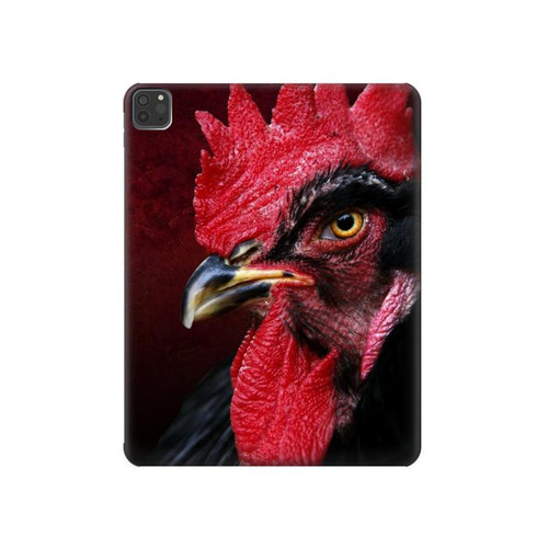 W3797 Chicken Rooster Funda Carcasa Case para iPad Pro 11 (2021,2020,2018, 3rd, 2nd, 1st)