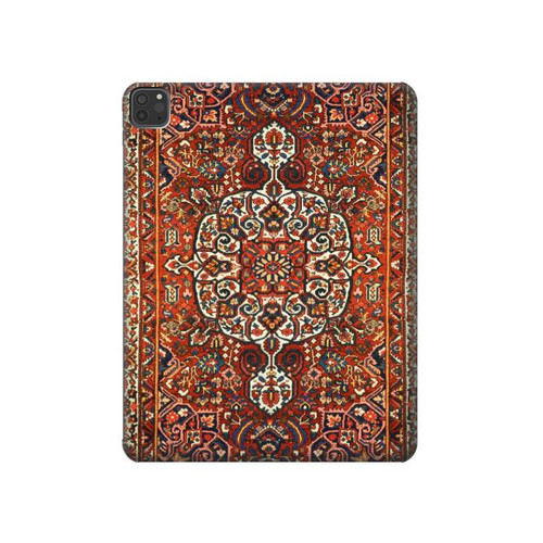 W3813 Persian Carpet Rug Pattern Funda Carcasa Case para iPad Pro 11 (2021,2020,2018, 3rd, 2nd, 1st)
