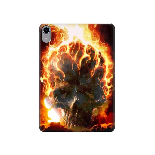 W0863 Hell Fire Skull Funda Carcasa Case para iPad mini 6, iPad mini (2021)