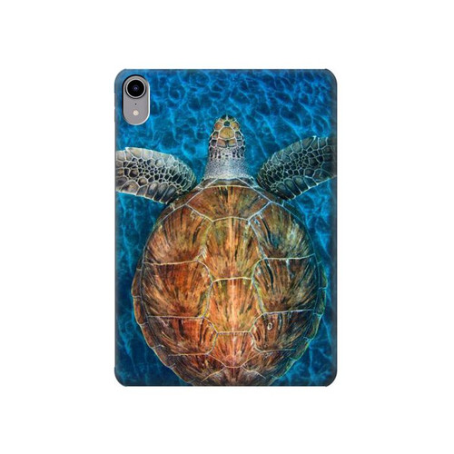 W1249 Blue Sea Turtle Funda Carcasa Case para iPad mini 6, iPad mini (2021)