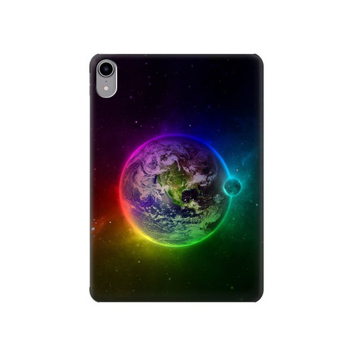 W2570 Colorful Planet Funda Carcasa Case para iPad mini 6, iPad mini (2021)