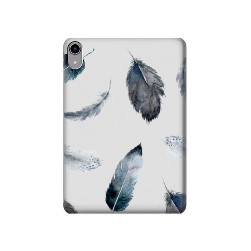 W3085 Feather Paint Pattern Funda Carcasa Case para iPad mini 6, iPad mini (2021)