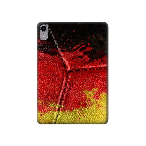 W3303 Germany Flag Vintage Football Graphic Funda Carcasa Case para iPad mini 6, iPad mini (2021)