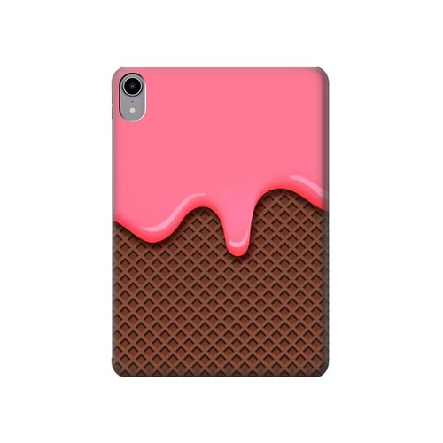 W3754 Strawberry Ice Cream Cone Funda Carcasa Case para iPad mini 6, iPad mini (2021)