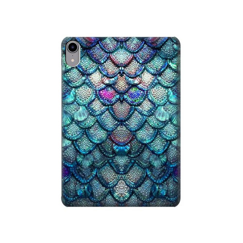 W3809 Mermaid Fish Scale Funda Carcasa Case para iPad mini 6, iPad mini (2021)