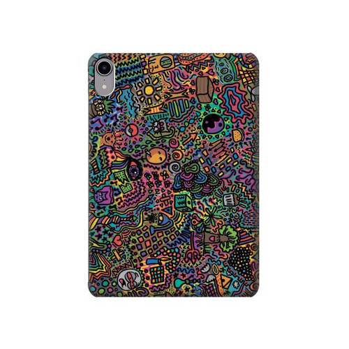 W3815 Psychedelic Art Funda Carcasa Case para iPad mini 6, iPad mini (2021)