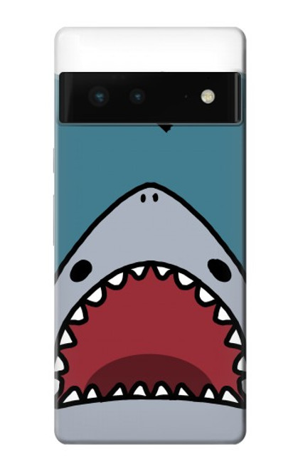 W3825 Cartoon Shark Sea Diving Funda Carcasa Case y Caso Del Tirón Funda para Google Pixel 6