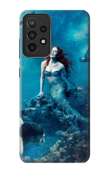 W0899 Mermaid Funda Carcasa Case y Caso Del Tirón Funda para Samsung Galaxy A52s 5G