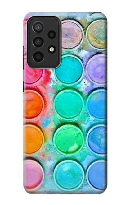 W3235 Watercolor Mixing Funda Carcasa Case y Caso Del Tirón Funda para Samsung Galaxy A52s 5G