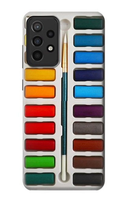 W3243 Watercolor Paint Set Funda Carcasa Case y Caso Del Tirón Funda para Samsung Galaxy A52s 5G