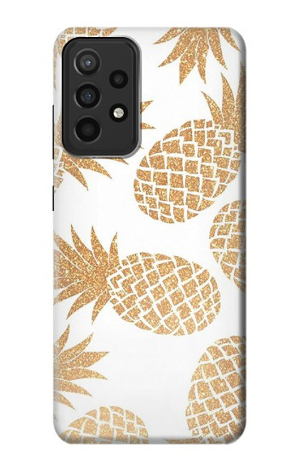 W3718 Seamless Pineapple Funda Carcasa Case y Caso Del Tirón Funda para Samsung Galaxy A52s 5G