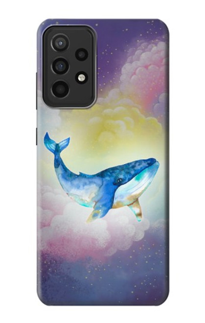 W3802 Dream Whale Pastel Fantasy Funda Carcasa Case y Caso Del Tirón Funda para Samsung Galaxy A52s 5G