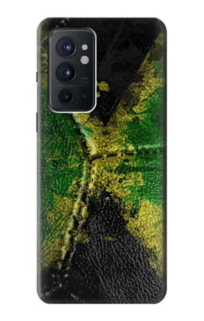 W3319 Jamaica Flag Vintage Football Graphic Funda Carcasa Case y Caso Del Tirón Funda para OnePlus 9RT 5G