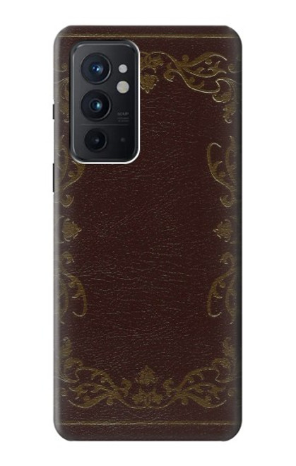 W3553 Vintage Book Cover Funda Carcasa Case y Caso Del Tirón Funda para OnePlus 9RT 5G