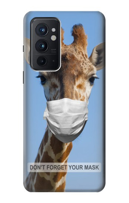 W3806 Funny Giraffe Funda Carcasa Case y Caso Del Tirón Funda para OnePlus 9RT 5G