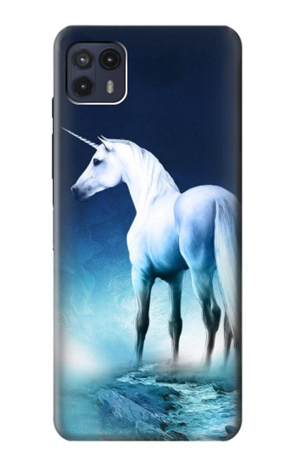 W1130 Unicorn Horse Funda Carcasa Case y Caso Del Tirón Funda para Motorola Moto G50 5G [for G50 5G only. NOT for G50]