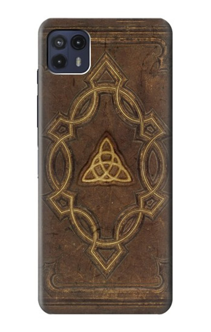 W3219 Spell Book Cover Funda Carcasa Case y Caso Del Tirón Funda para Motorola Moto G50 5G [for G50 5G only. NOT for G50]