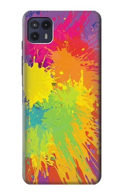 W3675 Color Splash Funda Carcasa Case y Caso Del Tirón Funda para Motorola Moto G50 5G [for G50 5G only. NOT for G50]