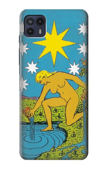 W3744 Tarot Card The Star Funda Carcasa Case y Caso Del Tirón Funda para Motorola Moto G50 5G [for G50 5G only. NOT for G50]