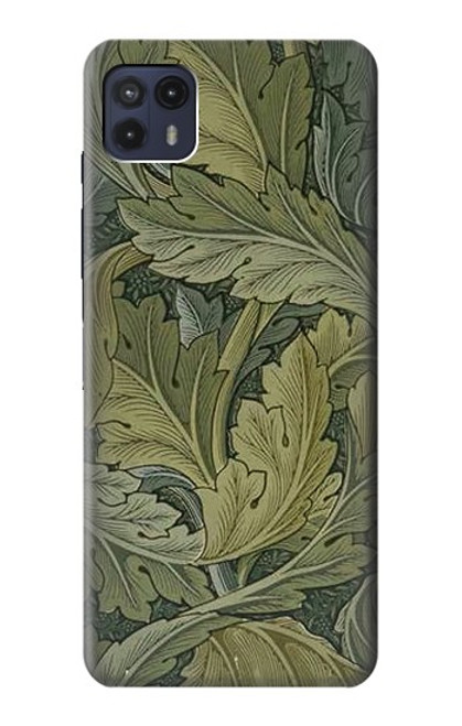 W3790 William Morris Acanthus Leaves Funda Carcasa Case y Caso Del Tirón Funda para Motorola Moto G50 5G [for G50 5G only. NOT for G50]