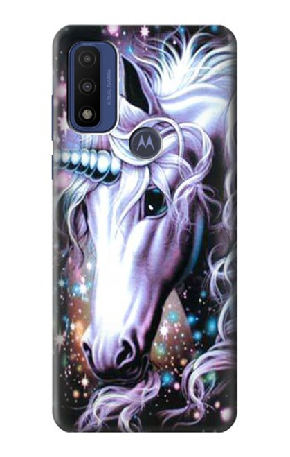 W0749 Unicorn Horse Funda Carcasa Case y Caso Del Tirón Funda para Motorola G Pure