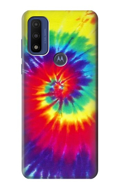 W2884 Tie Dye Swirl Color Funda Carcasa Case y Caso Del Tirón Funda para Motorola G Pure