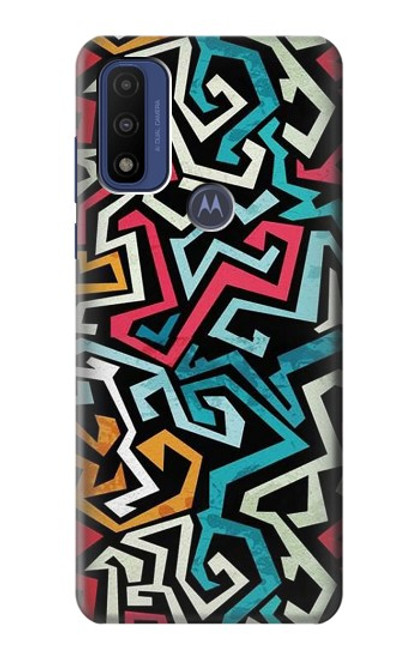 W3712 Pop Art Pattern Funda Carcasa Case y Caso Del Tirón Funda para Motorola G Pure