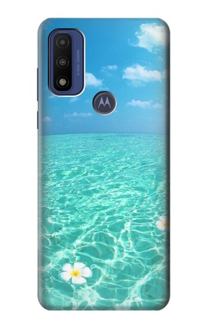 W3720 Summer Ocean Beach Funda Carcasa Case y Caso Del Tirón Funda para Motorola G Pure