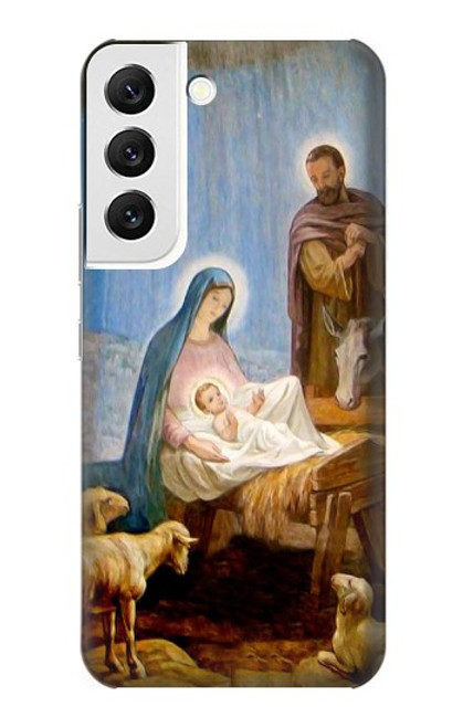 W2276 The Nativity Funda Carcasa Case y Caso Del Tirón Funda para Samsung Galaxy S22