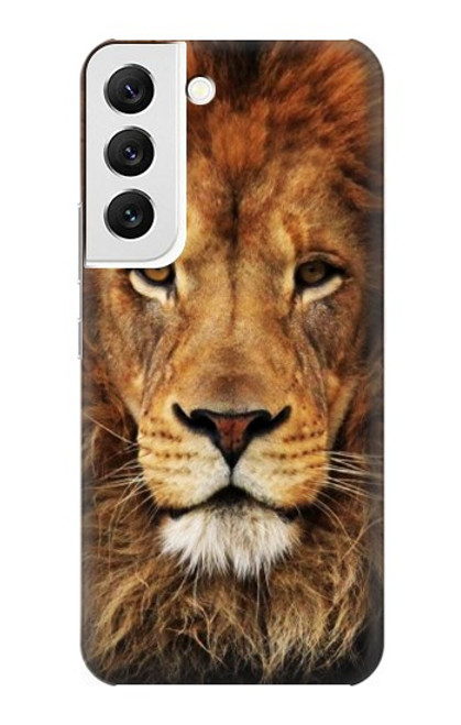 W2870 Lion King of Beasts Funda Carcasa Case y Caso Del Tirón Funda para Samsung Galaxy S22